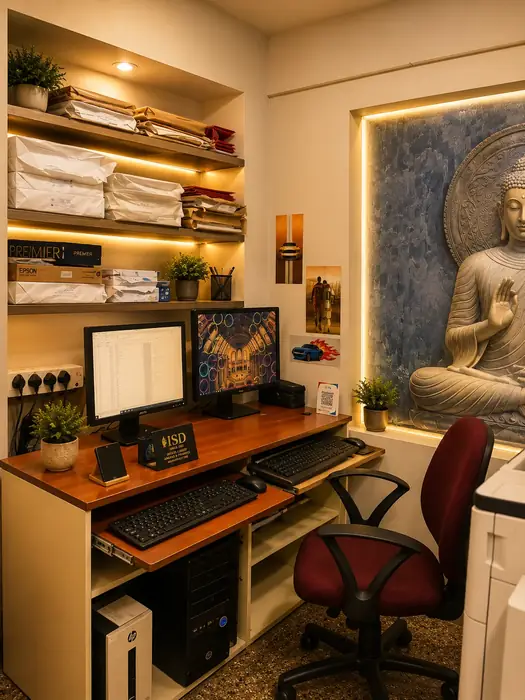 Professional photo editing and printing workstation